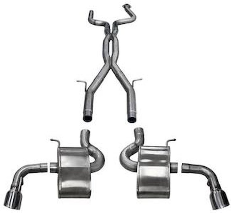14771 Xtreme+ Cat-Back Exhaust System 2016-2019 Chevy Camaro SS/ZL1 6.2L V8 - Polished Tips