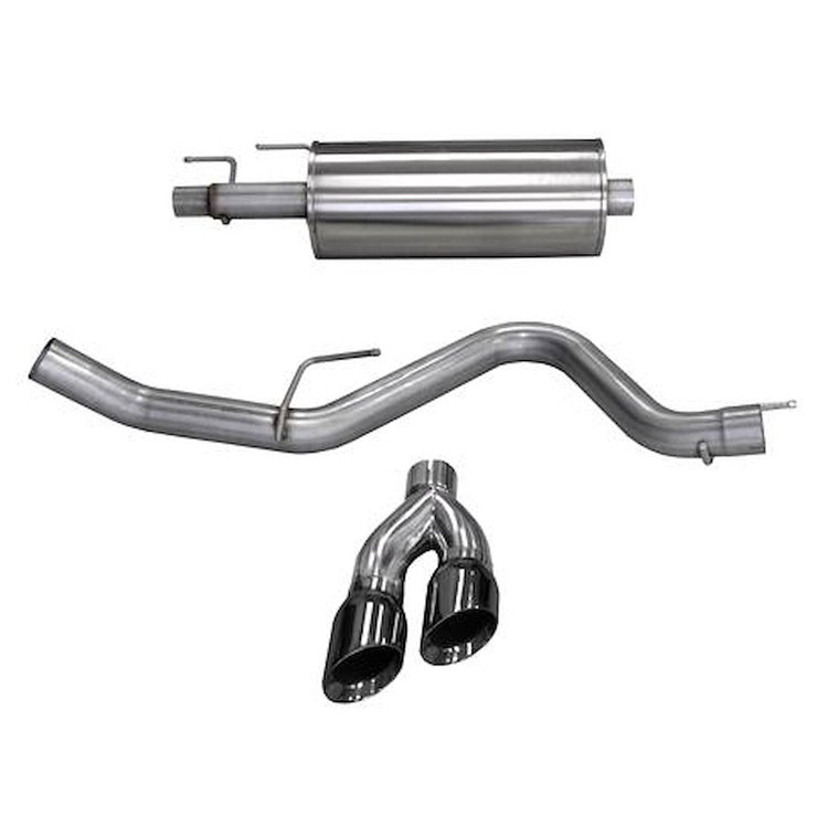 14836BLK Sport Cat-Back Exhaust System 2015-2019 Ford F-150 2.7L & 3.5L Ecoboost