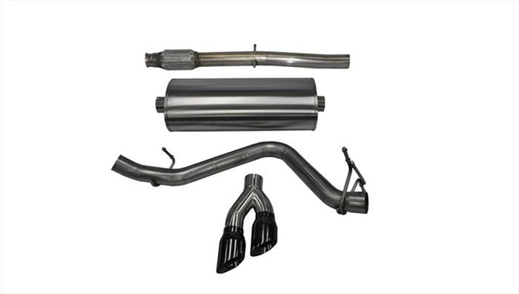 14848BLK Cat-Back Exhaust System 2014-2018 Chevy Silverado 1500, 2014-2018 GMC Sierra 1500
