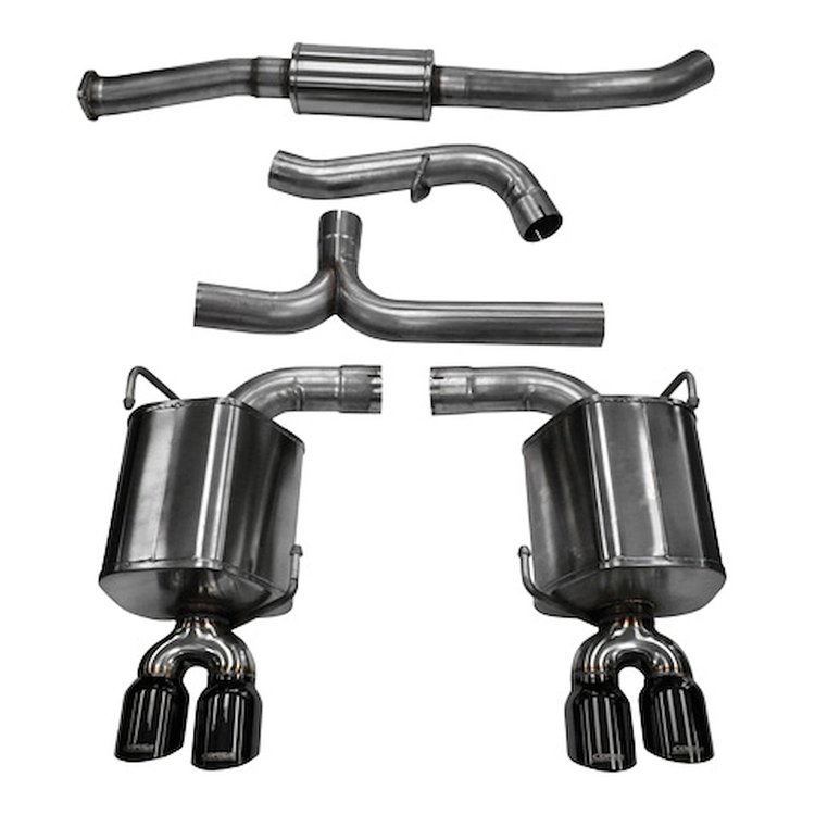 14863BLK Sport Cat-Back Exhaust System 2011-2014 Subaru Impreza STI/WRX Sedan 2.5L Turbo