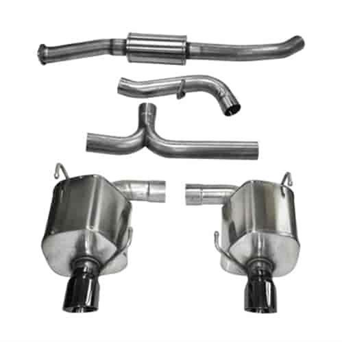14865BLK Sport Cat-Back Exhaust System 2008-2010 Subaru Impreza WRX Sedan 2.5L Turbo
