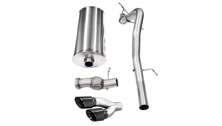 14878BLK Cat-Back Exhaust System 2011-2014 Cadillac Escalade, 2011-2014 GMC Yukon