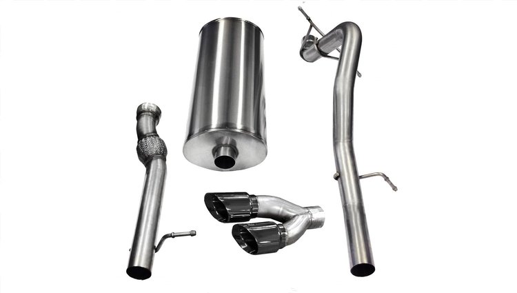 14882BLK Cat-Back Exhaust System 2011-13 Cadillac Escalade EXT, 2011-14 Cadillac Escalade, 2011-14 GMC Yukon XL 1500