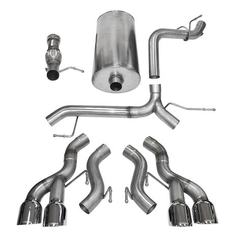 14886 Sport Cat-Back Exhaust System 2012-2014 Cadillac Escalade DUB 6.2L