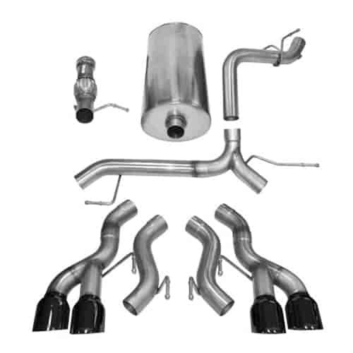 14886BLK Sport Cat-Back Exhaust System 2012-2014 Cadillac Escalade DUB 6.2L