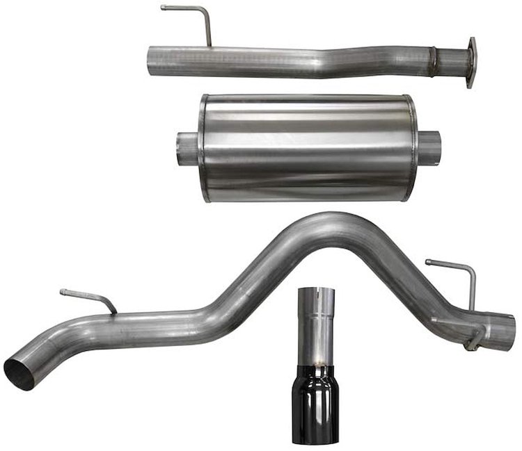 14918BLK Sport Cat-Back Exhaust System 2016-2019 Toyota Tacoma 3.5L V6 - Black Tip