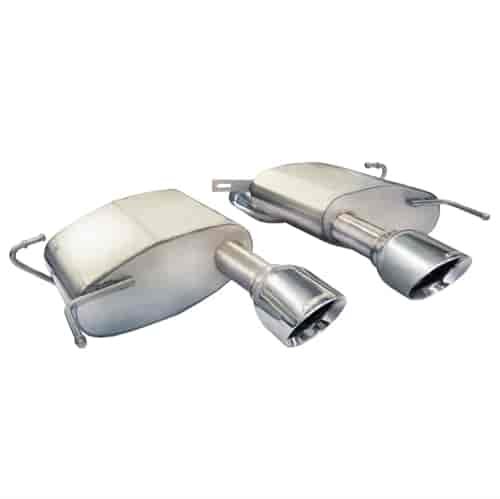 Touring Axle-Back Exhaust System 2011-2015 Cadillac CTS-V Coupe 6.2L