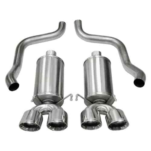 Xtreme Axle-Back Exhaust System 2009-2013 Chevy Corvette C6 6.2L