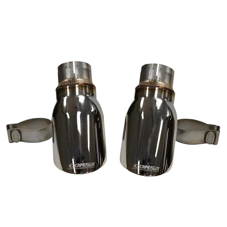 14977 Pro Series Clamp-On Exhaust Tip 2.500 in. Inlet/4 in. Outlet