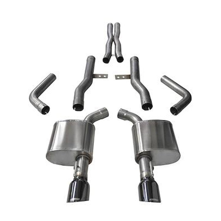 14996BLK Xtreme Cat-Back Exhaust System 2015-2018 Dodge Charger SRT, RT SCAT PACK & Hellcat 6.4L