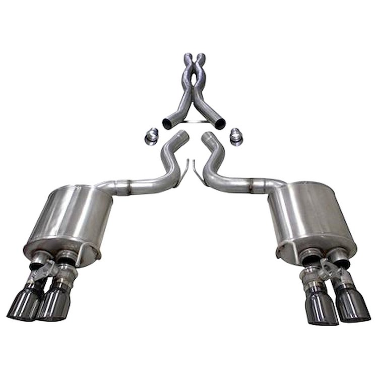 21001GNM Active Valved Cat-Back Exhaust System 2018-2019 Ford Mustang GT Fastback 5.0L
