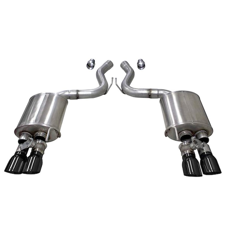 21002BLK Active Valved Axle-Back Exhaust System 2018-2019 Ford Mustang GT Fastback 5.0L
