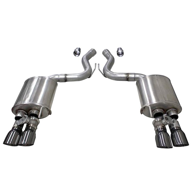 21002GNM Active Valved Axle-Back Exhaust System 2018-2019 Ford Mustang GT Fastback 5.0L