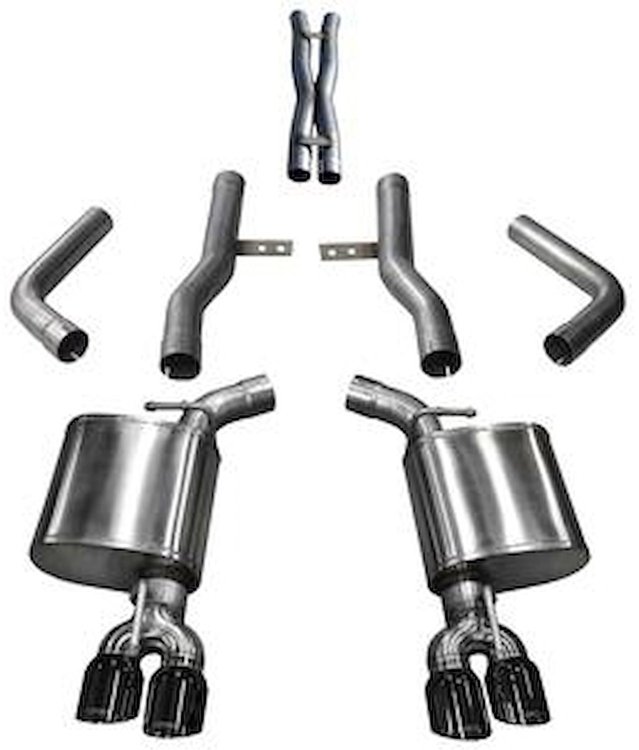21006BLK Xtreme Cat-Back Exhaust System 2017-2019 Dodge Challenger R/T 5.7L V8 - Black Tips
