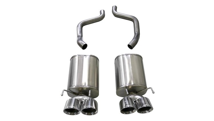 21010 Axle-Back Exhaust System 2005-2008 Chevy Corvette