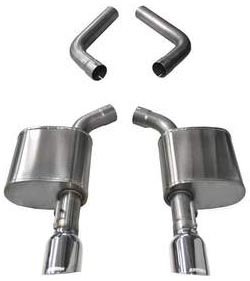21019 Sport Axle-Back Exhaust System 2017-2019 Chrysler 300 C / Dodge Charger 5.7L, 6.2L, 6.4L - Polished Tips
