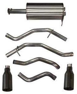 21035BPC Sport Cat-Back Exhaust System 2019 Ram 1500 5.7L V8 - Black CERAKOTE Tips