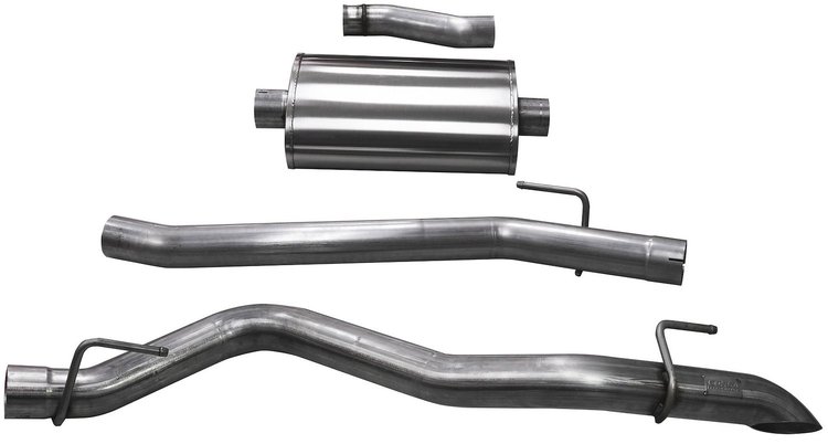 21061 Sport Cat-Back Exhaust System Jeep Gladiator JT Truck 3.6L V6 - Turndown Tip