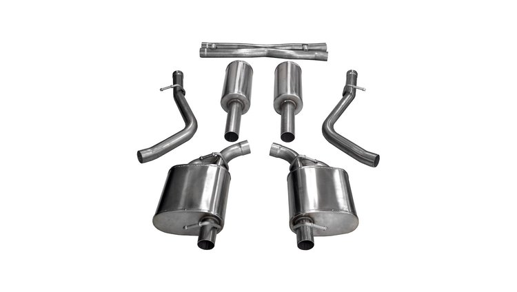 21066 Sport Cat-Back Exhaust System Select Late-Model Dodge Challenger 3.6L V6 [No Tips]