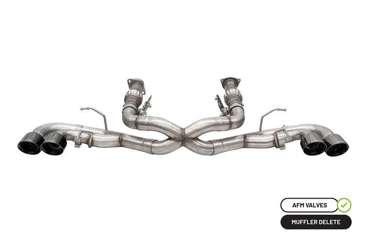 21102BLK Xtreme Cat-Back Exhaust System Fits Select Chevy Corvette