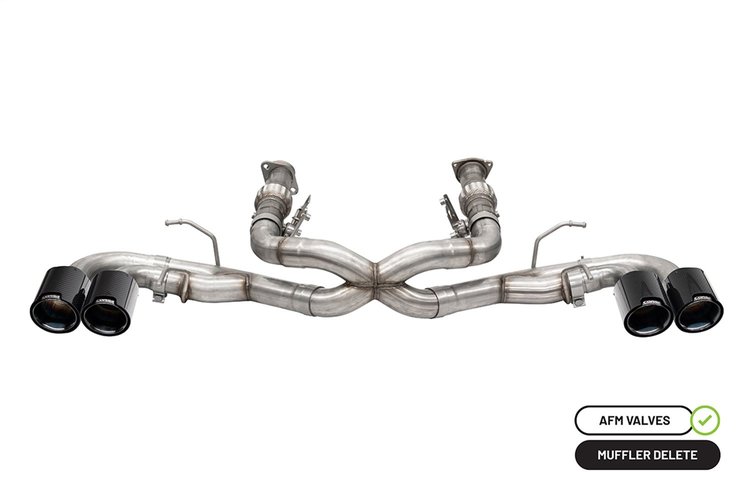 21102CFBLK Xtreme Cat-Back Exhaust System Fits Select Chevy Corvette