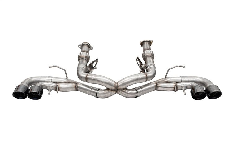 21104BLK Tack Cat-Back Exhaust System Fits Select Chevy Corvette