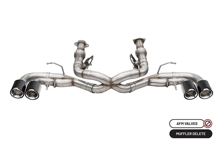 21104CF Tack Cat-Back Exhaust System Fits Select Chevy Corvette