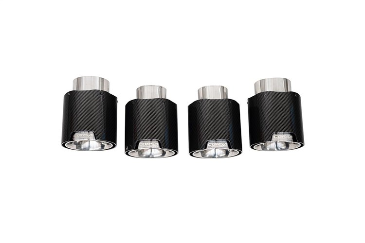 21109CF Exhaust Tip Kit Fits Select Chevy Corvette