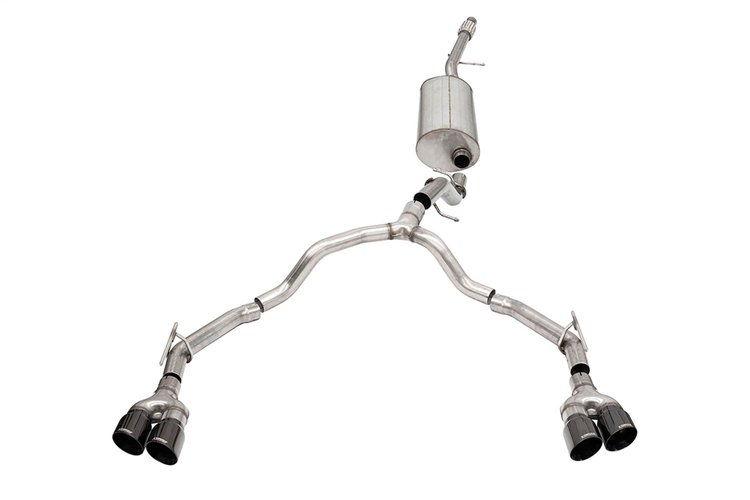 21128BLK Sport Cat-Back Exhaust System 2021-2023 Chevy Tahoe, 2021-2023 GMC Yukon, Fits Select Chevy Suburban