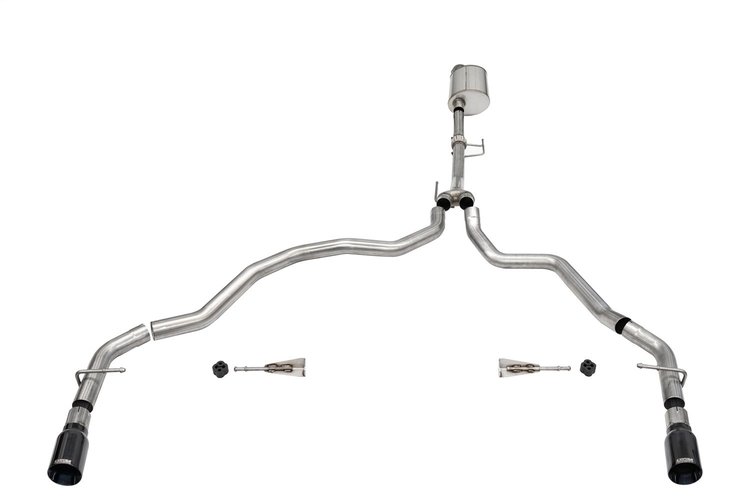 21164BLK Sport Cat-Back Exhaust System Fits Select Ford F-150