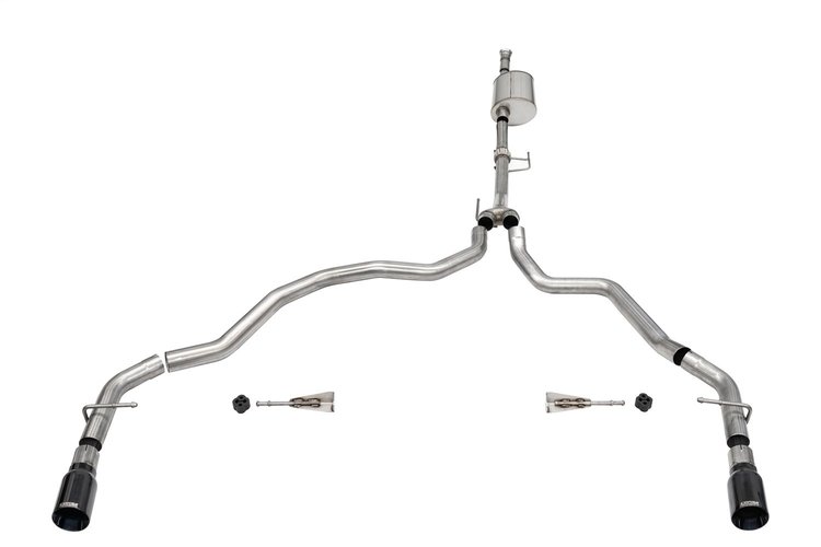 21167BLK Sport Cat-Back Exhaust System Fits Select Ford F-150