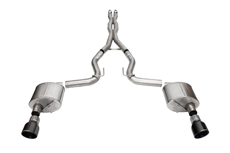 21250BLK Xtreme Cat-Back Exhaust System Fits Select Ford Mustang