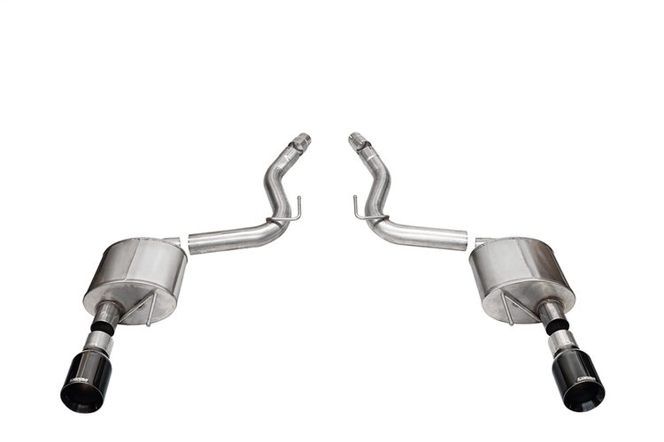 21253BLK Sport Axle-Back Exhaust System Fits Select Ford Mustang