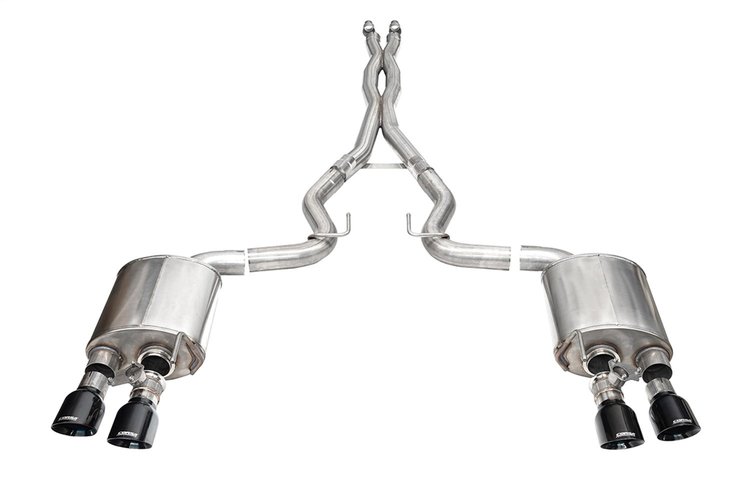 21265BLK Xtreme Valved Cat-Back Exhaust System Fits Select Ford Mustang