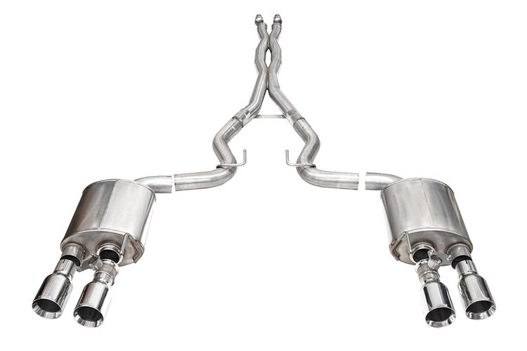21266 Xtreme Valved Cat-Back Exhaust System Fits Select Ford Mustang