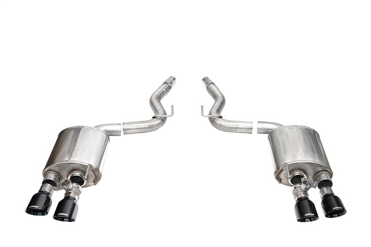 21267BLK Sport Valved Axle-Back Exhaust System Fits Select Ford Mustang