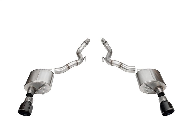 21272BLK Sport Axle-Back Exhaust System Fits Select Ford Mustang