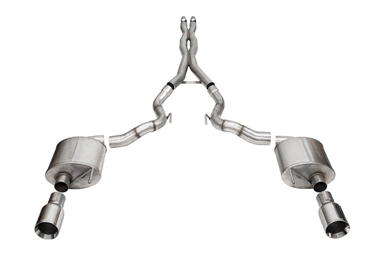21275 Sport Cat-Back Exhaust System Fits Select Ford Mustang