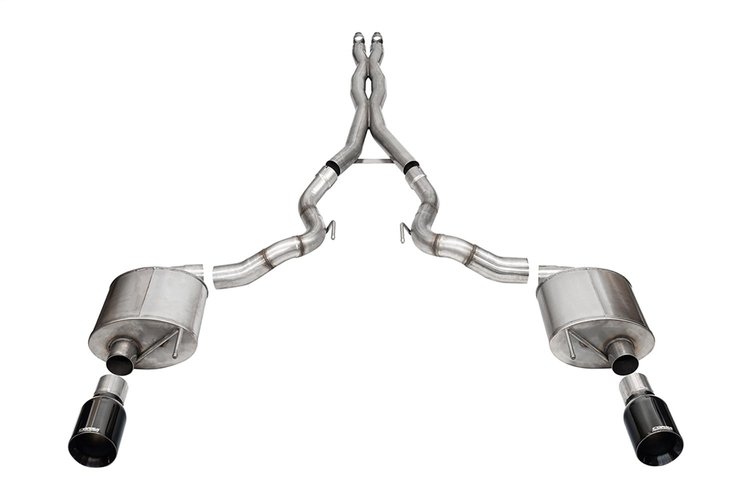 21275BLK Sport Cat-Back Exhaust System Fits Select Ford Mustang