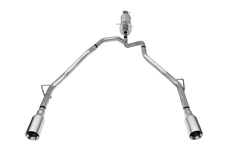 21309 Cat-Back Exhaust System Fits Select Ram 1500 Trucks [5 in. Polished Tips]