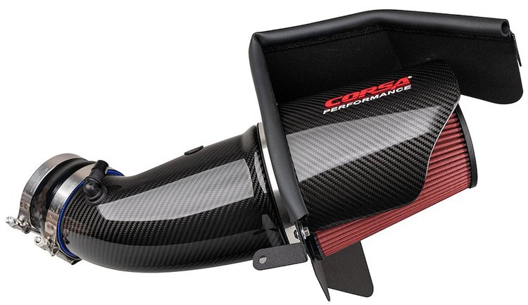 44004D Carbon Fiber Air Intake fits Select Late-Model Dodge Challenger/Charger SRT Demon/Hellcat 6.2L [DryTech 3D Filter]