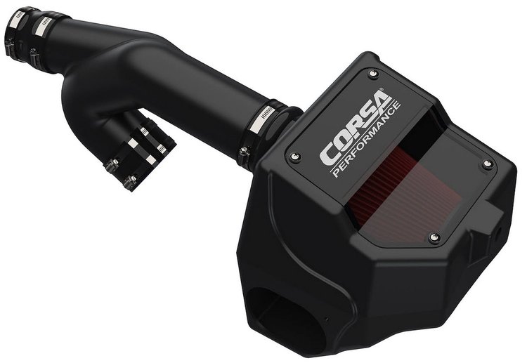 496276 Closed Box Air Intake System for 2015-2020 Ford F-150 2.7L EcoBoost,  2015-2016 3.5L EcoBoost [PowerCore Dry Filter]
