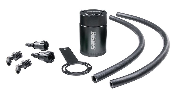 CC0001 Aluminum Oil Catch-Can Kit for 2014-2019c Chevy Silverado/GMC Sierra, 2015-2020 GM SUVs with 5.3L/6.2L Engine