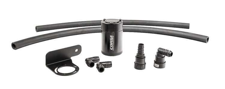 CC0009 Aluminum Oil Catch-Can Kit for Select Late-Model Ford F-150 with 5.0L V8