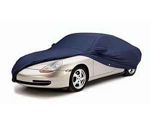 Form-Fit Indoor Custom Car Cover Blue 2 Mirror Pockets Size G3