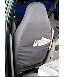SeatSaver Seat Cover Polycotton Misty Gray 2003 Chevy Avalanche