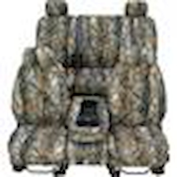 SeatSaver; Custom Seat Cover; True Timber; 3D Image Camo; w/60/40 Split Bottom Seat; Solid Back; w/2
