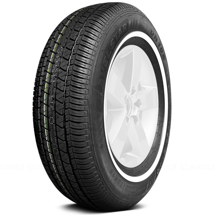 502812 UN106 Travelstar Whitewall Radial Tire 205/70R15