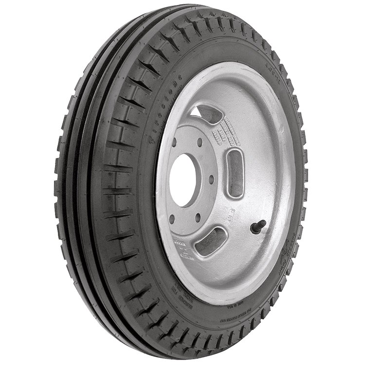 50628 Tire, Firestone Dirt Track, Ribbed Front, 400-12