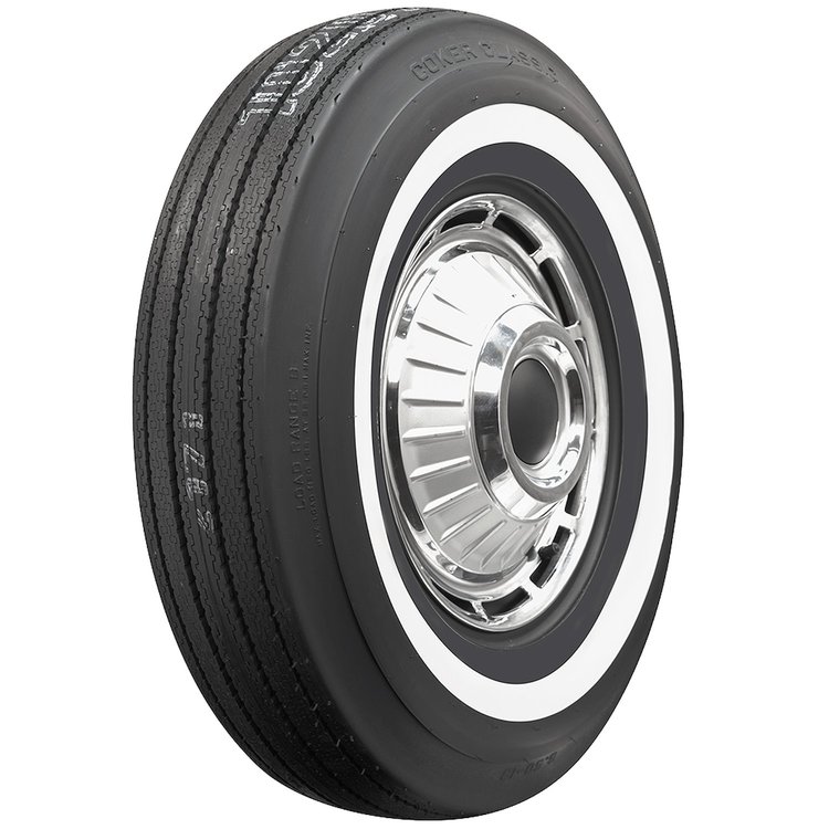 Coker Classic Narrow Whitewall Bias Ply Tire 650-13 ( 4.5" x 24.58" - 13" )